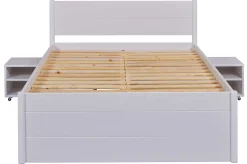 Efetivo Doppelbett 160x200cm mit Stauraum - weiß