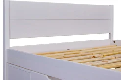 Efetivo Doppelbett 180x200cm mit Stauraum - weiß