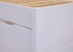 Efetivo Einzelbett 90x200cm mit Stauraum - weiß