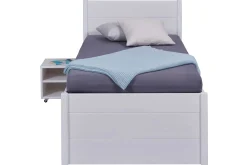 Efetivo Einzelbett 90x200cm mit Stauraum - weiß