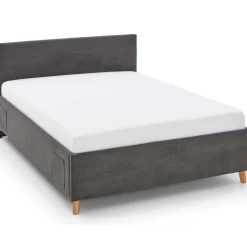 Einzelbett Cool | 90 x 200 cm | Anthrazit