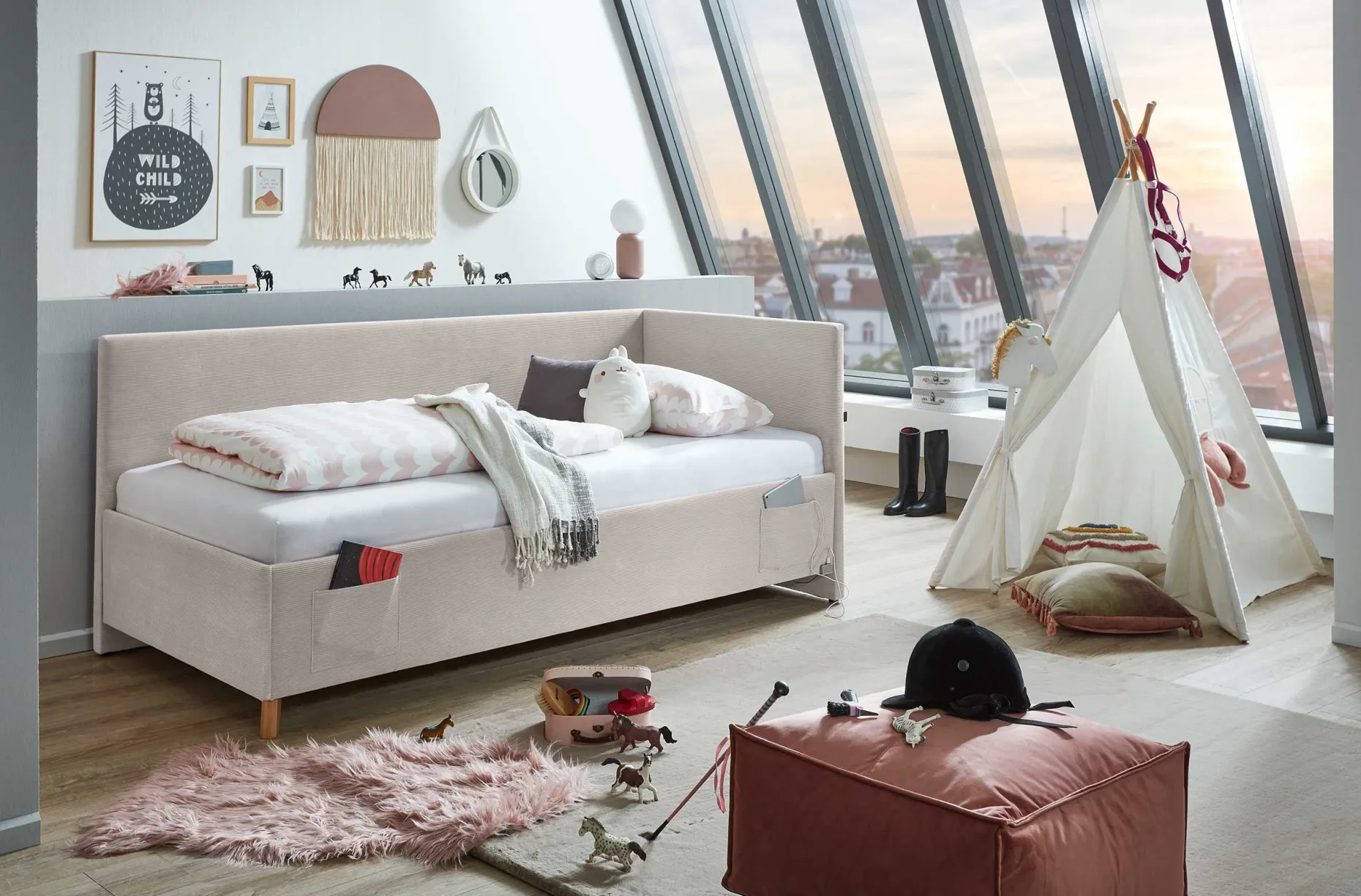 Einzelbett Cool | 120 x 200 cm | Design Nata