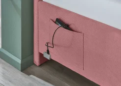 Einzelbett Cool | 120 x 200 cm | Rosa Design