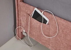 Einzelbett Ollie | 120 x 200 cm | Rosa Design