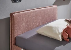 Einzelbett Ollie | 120 x 200 cm | Rosa Design