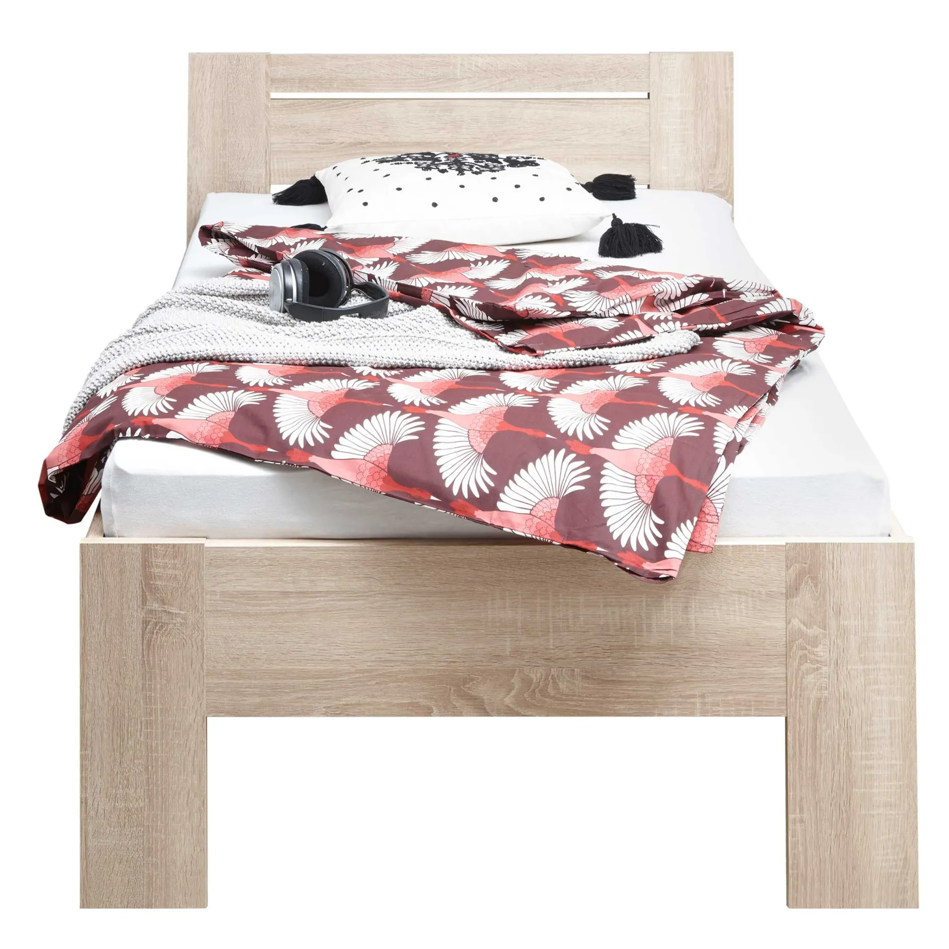 Einzelbett Sartre 90x200 - Eiche