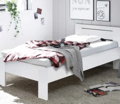 Einzelbett Sartre 90x200 - weiß
