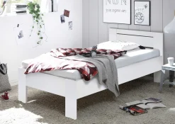Einzelbett Sartre 90x200 - weiß