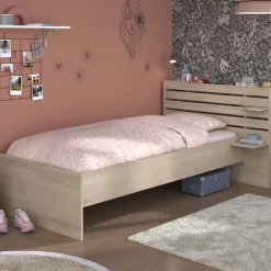 Einzelbett Tokio 90x200cm-Eiche Dekor