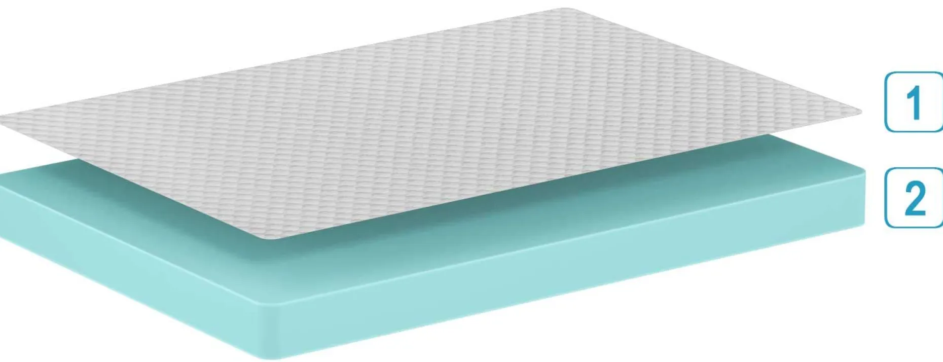 Einzelmatratze Comfort 90x190cm - Kaltschaum