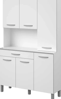 Eko Buffetschrank mit 6 Türen und 1 Schublade - weiß