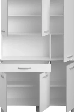 Eko Buffetschrank mit 6 Türen und 1 Schublade - weiß