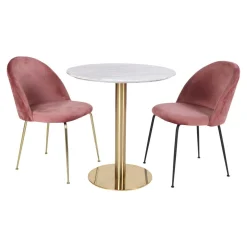 House Nordic Eleganter Bozener Esstisch - und Marmor | Ø90x75cm