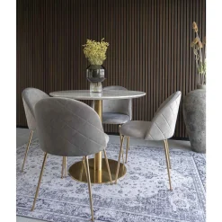 House Nordic Eleganter Bozener Esstisch - und Marmor | Ø90x75cm