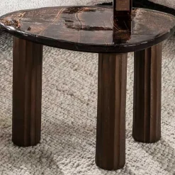 Emob eleganter Eclipse S Couchtisch in Antik-