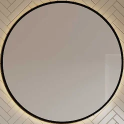Elisa Spiegel - Ø60x3,50 cm - mit Beleuchtung - Aluminium