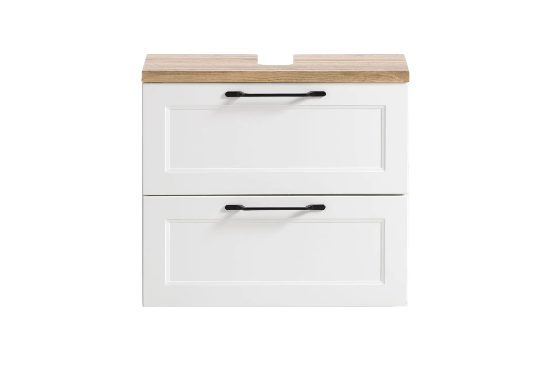 Held Ensemble de salle de bain Meran | Meuble lavabo, armoire de toilette avec éclairage | Blanc