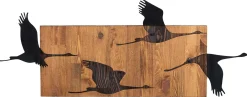 Emob Enzo Dekoratives Wandaccessoire aus Holz | Holzrahmen | 90,5 x 34,5 cm
