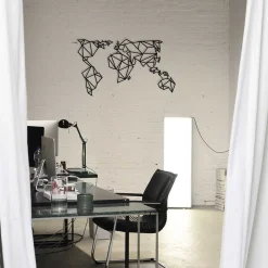 Emob Enzo Dekoratives Wandaccessoire aus Metall | 100 % METALL | 100 x 59 cm