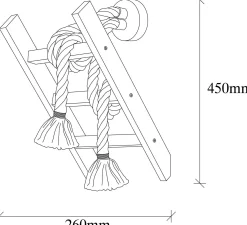 Emob Erebos Wandleuchte | HORNBEAM BODY | Holz