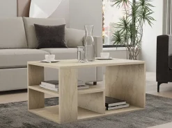 Emob Eros Couchtisch | 100 % MELAMIN | Travertin