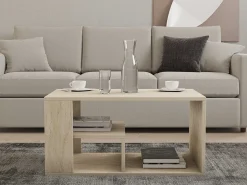 Emob Eros Couchtisch | 100 % MELAMIN | Travertin