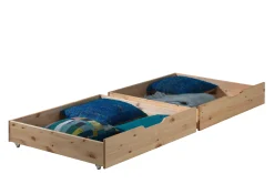 2er Set Bettschubkästen Elise - Kieferholz