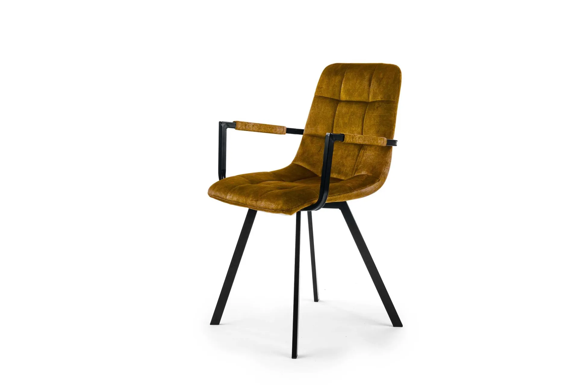 Emob 2er Set Esszimmerstühle Kana - ocker