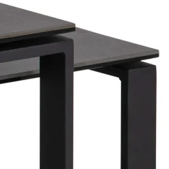Emob 2er-Set Nicola Couchtische mit Keramikplatte -