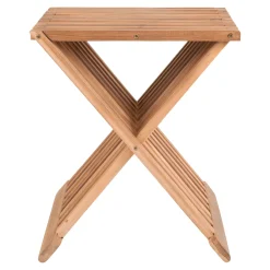 House Nordic Erto Teakholz Natur Hocker