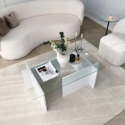 Emob Escape Couchtisch | GEHÄRTETES GLAS |
