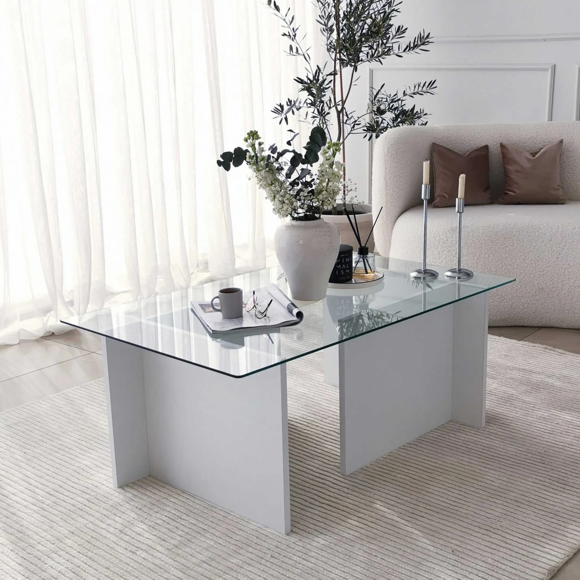 Emob Escape Couchtisch | GEHÄRTETES GLAS |