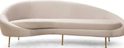 Emob Eses 3-Sitzer-Sofa | BUCHENHOLZ / SPANPLATTE | Beige