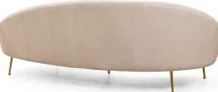 Emob Eses 3-Sitzer-Sofa | BUCHENHOLZ / SPANPLATTE | Beige