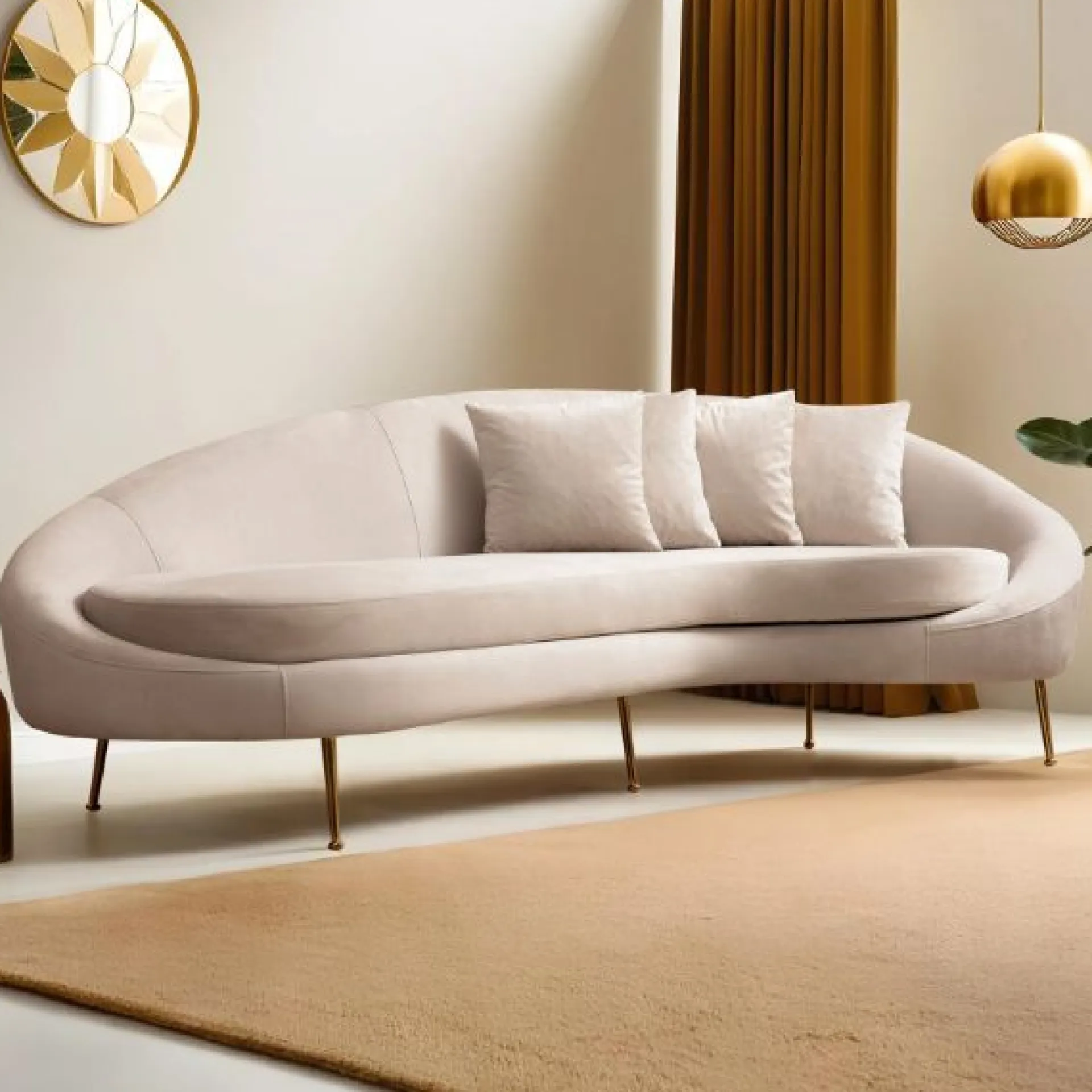 Emob Eses 3-Sitzer-Sofa | BUCHENHOLZ / SPANPLATTE |