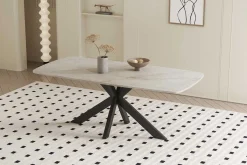 Rousseau Esstisch Apollo | 180 x 90 x 76 cm | Shakespeare Grau Design