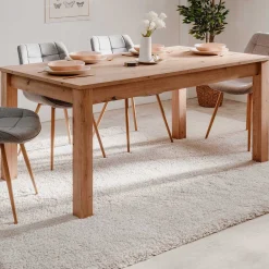 Finori Esstisch Breanna 160/215 x 90 cm-artisan Eiche
