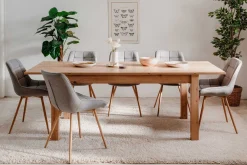 Finori Esstisch Breanna 160/215 x 90 cm-artisan Eiche