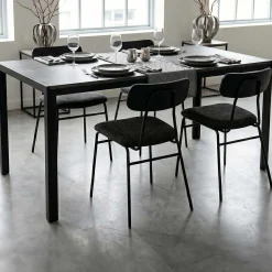 Poldimar Esstisch Colin | 80 x 160 x 75 cm | Wendeplatte | Oak-/Stone-design