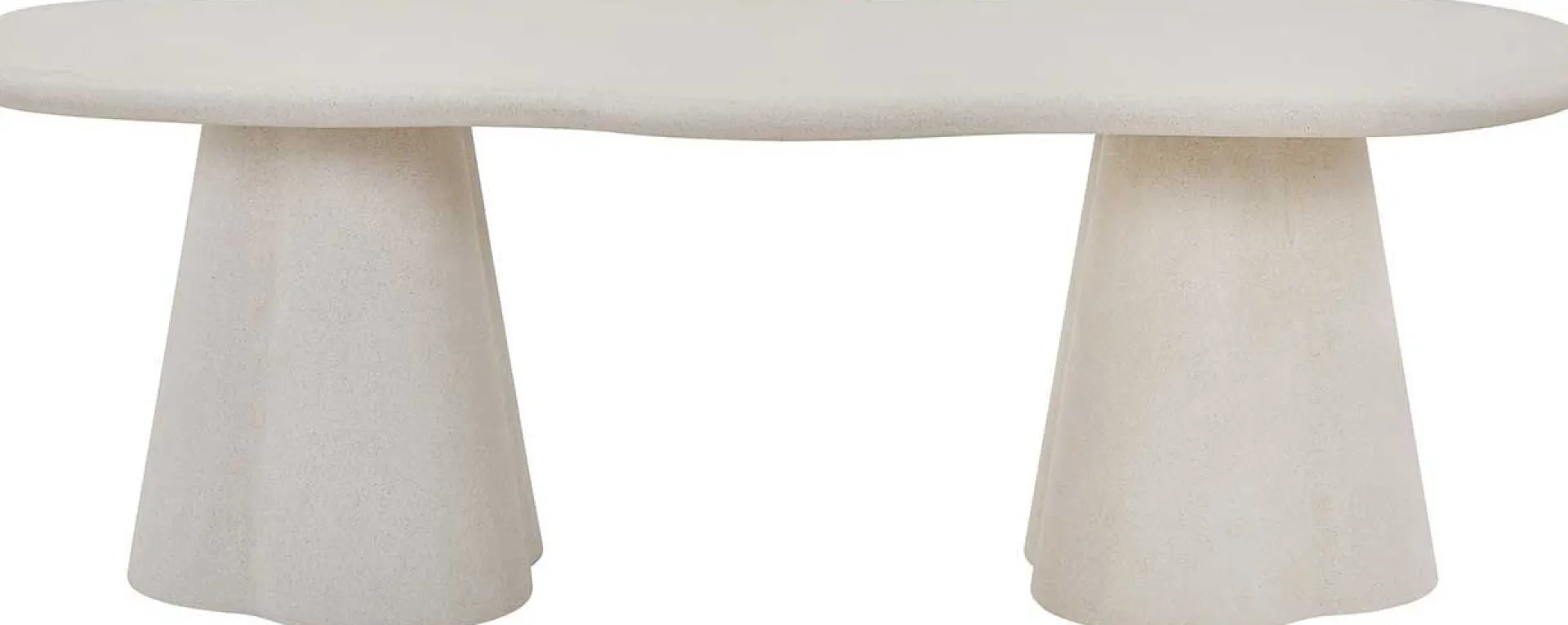 Rousseau Esstisch Faro - 220x100x76cm - Zementfarbe -