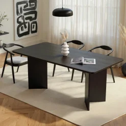 Emob Esstisch Linza - 100% MELAMINE - Holz - 75 x 90 x 180 cm