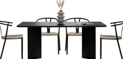 Emob Esstisch Linza - 100% MELAMINE - Holz - 75 x 90 x 180 cm
