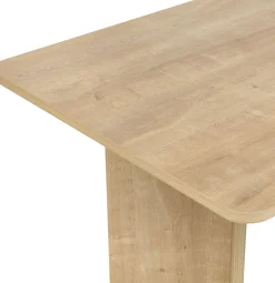 Emob Esstisch Linza - 100% MELAMINE - Honigeiche - 75 x 90 x 180 cm