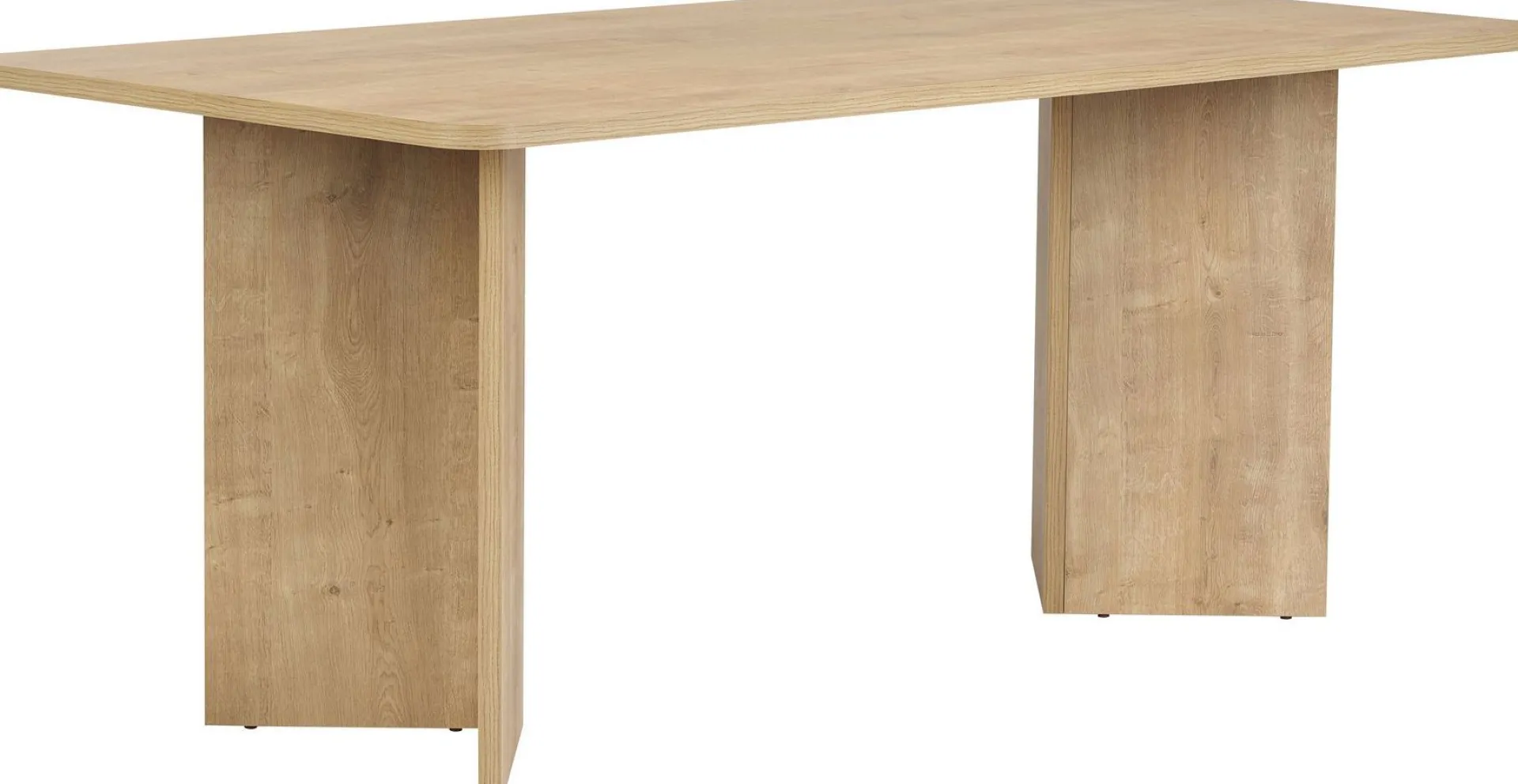 Emob Esstisch Linza - 100% MELAMINE - Honigeiche - 75 x 90 x 180 cm