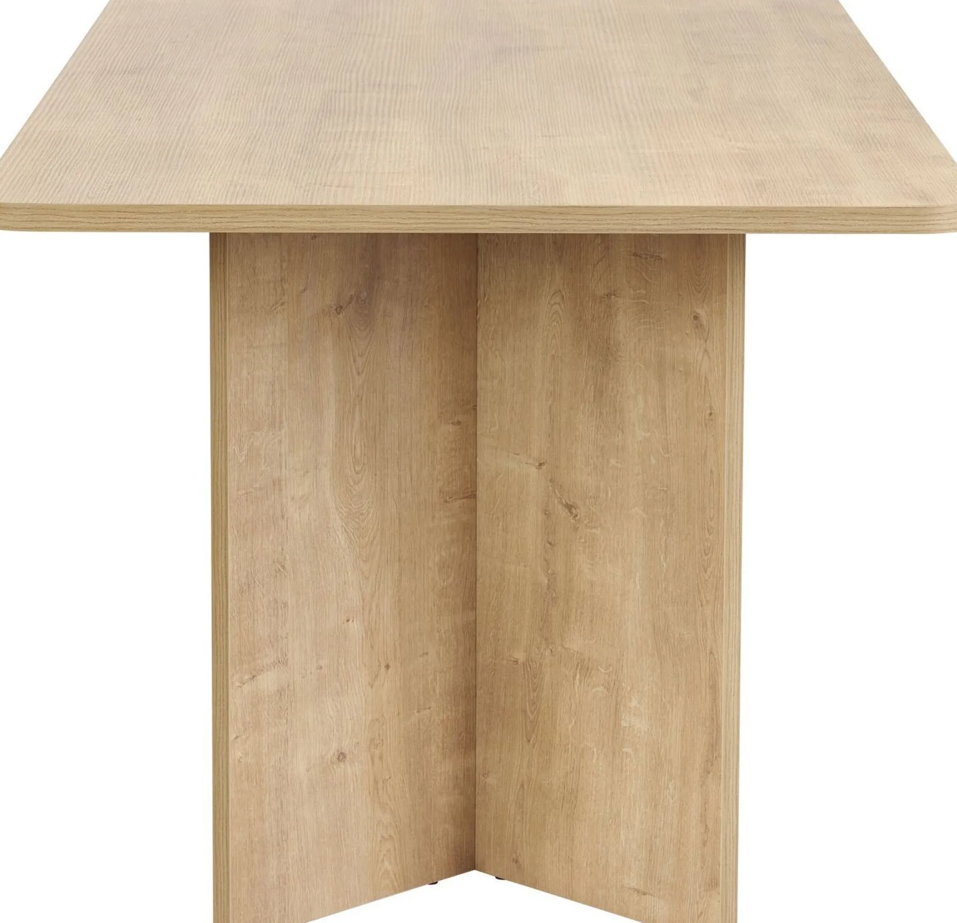 Emob Esstisch Linza - 100% MELAMINE - Honigeiche - 75 x 90 x 180 cm