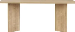 Emob Esstisch Linza - 100% MELAMINE - Honigeiche - 75 x 90 x 180 cm