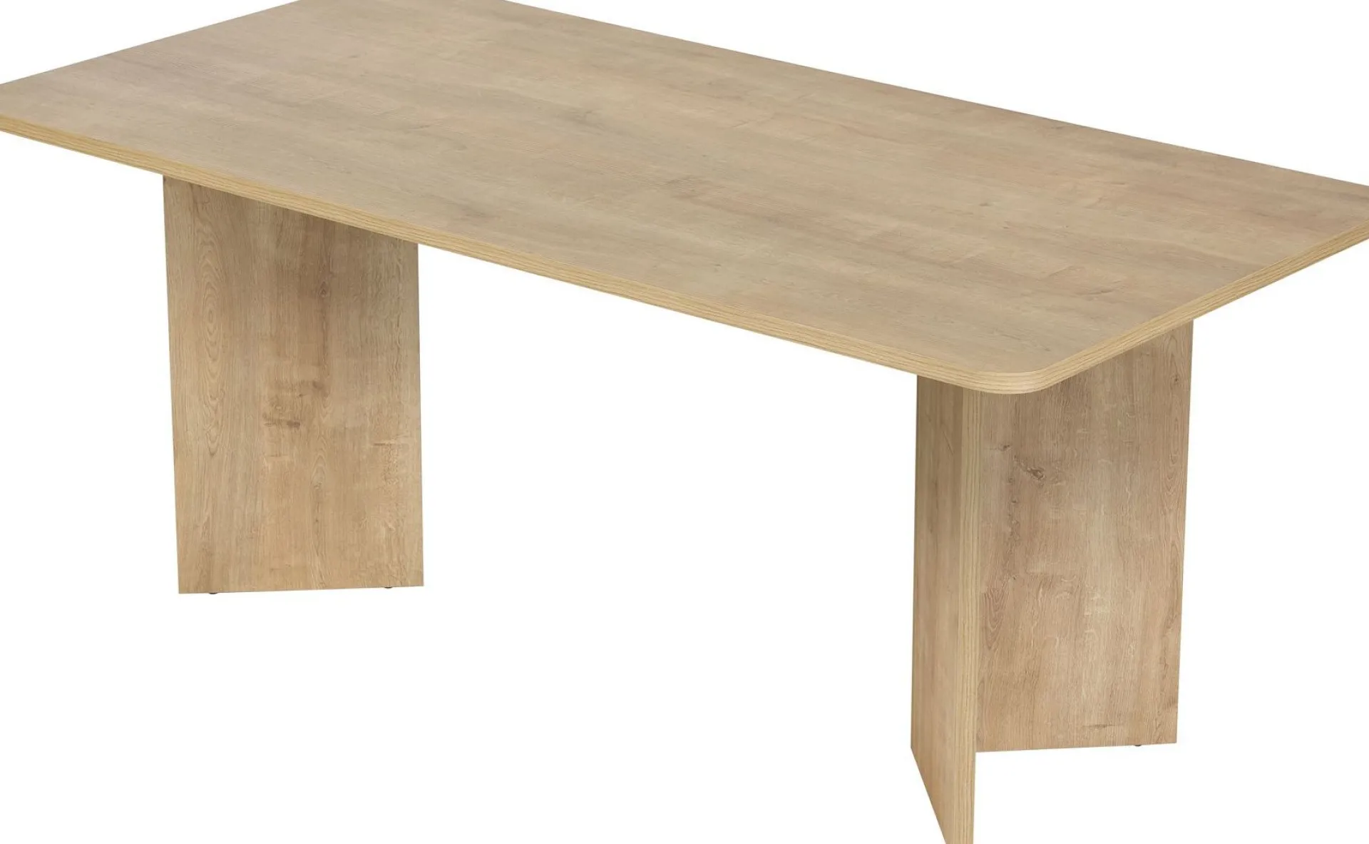 Emob Esstisch Linza - 100% MELAMINE - Honigeiche - 75 x 90 x 180 cm
