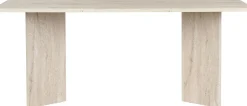 Emob Esstisch Linza - 100% MELAMINE - Travertin - 75 x 90 x 180 cm