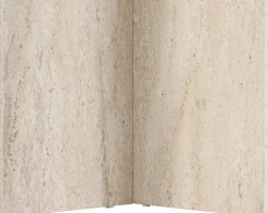 Emob Esstisch Linza - 100% MELAMINE - Travertin - 75 x 90 x 180 cm