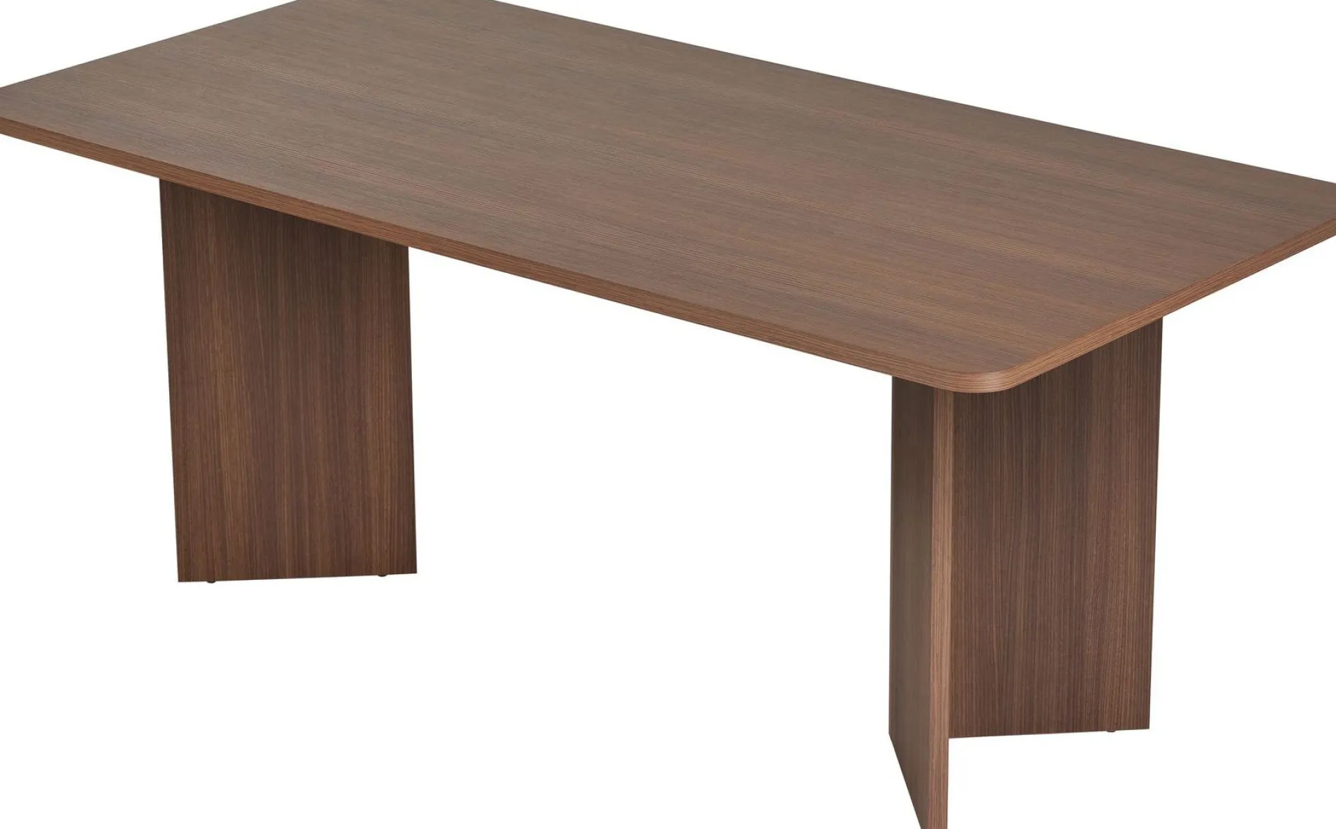 Emob Esstisch Linza - 100% MELAMINE - Walnuss - 75 x 90 x 180 cm